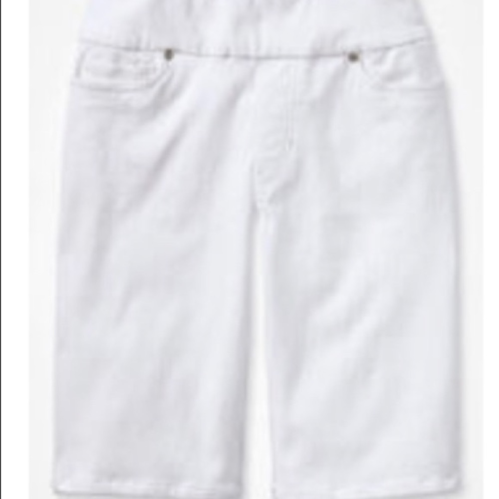 Coldwater creek denim pull on shorts